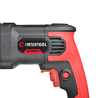 Перфоратор 1000 Вт, 3.5 Дж, 0-1100 об/хв, 0-4700 уд/хв, 3 режими, SDS plus INTERTOOL WT-0156, фото 5