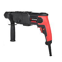 Перфоратор 1000 Вт, 3.5 Дж, 0-1100 об/хв, 0-4700 уд/хв, 3 режими, SDS plus INTERTOOL WT-0156, фото 6