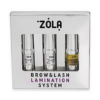 Набір для ламінування брів та вій Brow&Lash Lamination System Zola