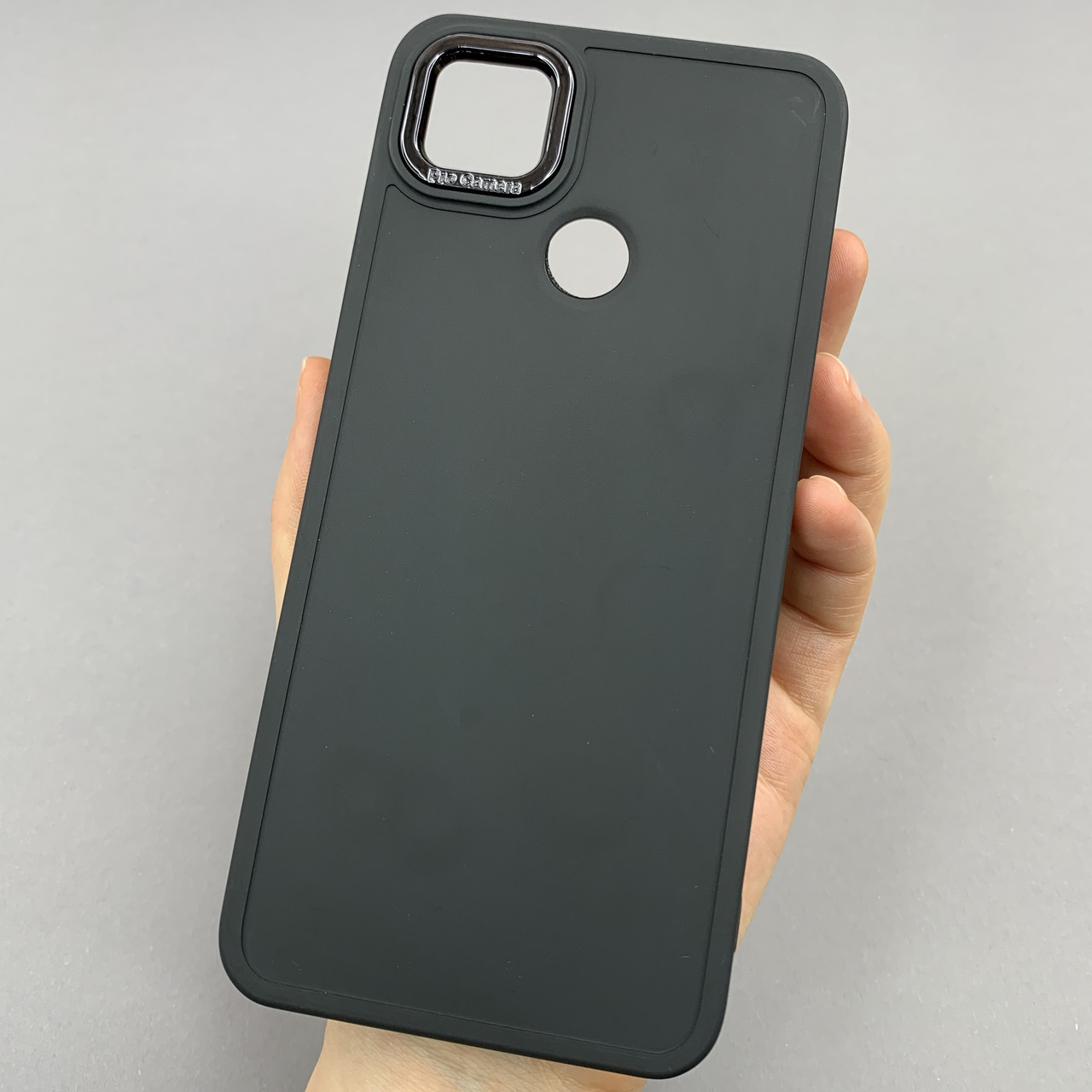 Чохол для Xiaomi Redmi 9C матовий чохол з окантовкою на телефон сяомі редмі 9с чорний o9l