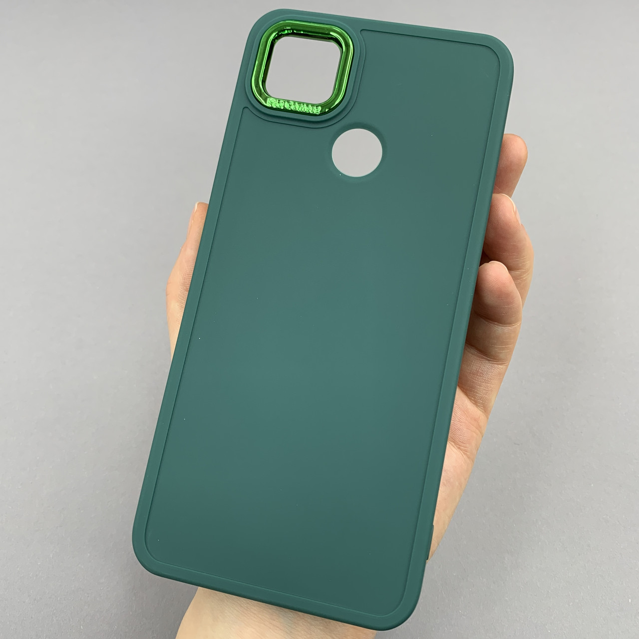 Чохол для Xiaomi Redmi 9C матовий чохол з окантовкою на телефон сяомі редмі 9с зелений o9l