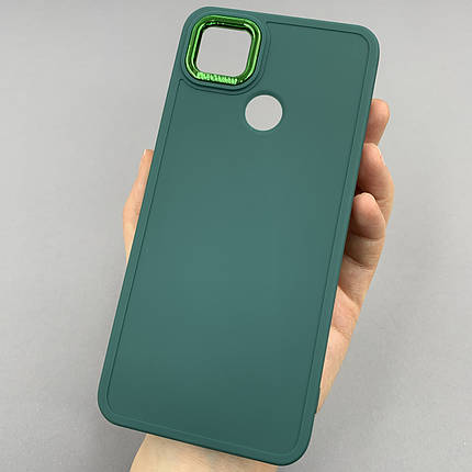 Чохол для Xiaomi Redmi 9C матовий чохол з окантовкою на телефон сяомі редмі 9с зелений o9l, фото 1