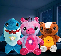Детская плюшевая игрушка "Единорог" ночник-проектор звёздного неба Star Bellу Dream Lites Puppy