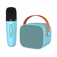 Портативное Детское Мини Караоке + Bluetooth Колонка + Беспроводной Микрофон с Функцией Смены Голоса Р2