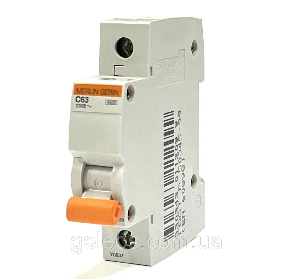 Автоматичний вимикач 63А 1п С Schneider electric