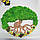 Стабілізований мох Green Ecco Moss скандинавський лишайник ягель Apple Green 0.5 кг, фото 2