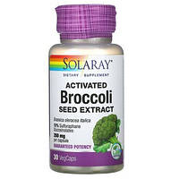 Активированный экстракт семян брокколи, Activated Broccoli Seed Extract, Solaray, 30 растительных капсул