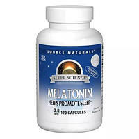 Мелатонин Source Naturals (Melatonin Sleep Science) 3 мг 120 гелевых капсул