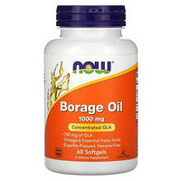 Масло огуречника Now Foods (Borage Oil) 1000 мг 60 капсул