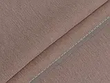 Льон однотонний мокко, фото 3