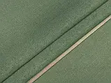 Льон однотонний темна олива, фото 3