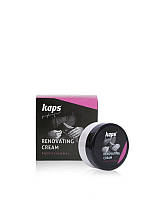 Відновлювальний крем для взуття Kaps Renovating Cream / Рідка шкіра чорна