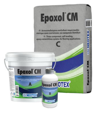 3-компонентна епоксидно-цементна система для підлог Neotex Epoxol СМ A+B+С 31kg