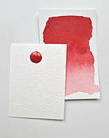 Дот-карта 1 колір - Фарба акварельна Перилен червоний темний №354, Rembrandt Royal Talens