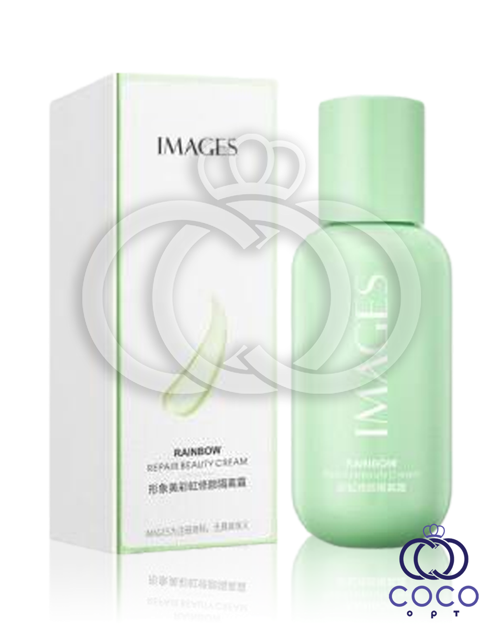 База під макіяж Images Rainbow Repair Beauty Cream, тон 02 зелений 50 г, фото 1