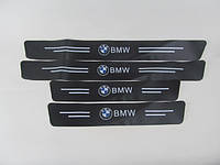 Наклейки на пороги BMW 3 (F34) 2013- Бмв 3 Карбон декор накладки порогов Китай