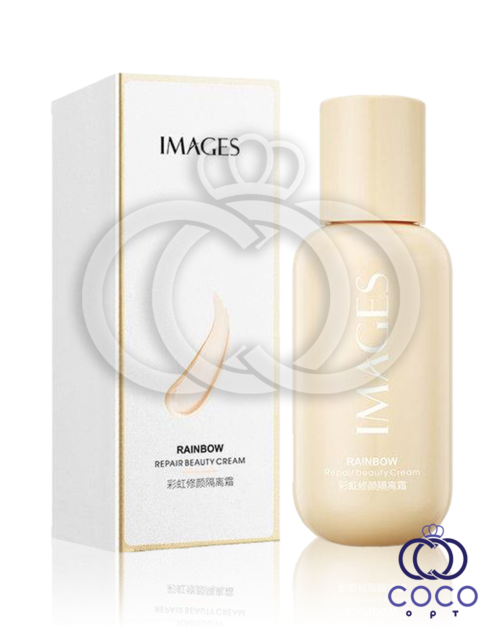 База під макіяж Images Rainbow Repair Beauty Cream, тон 01 бежевий 50 г, фото 1