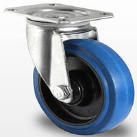 Поворотное колесо диаметром 80 мм из эластичной резины