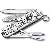 Складной нож Victorinox CLASSIC LE "Cubic Illusion" 58мм/1сл/7функ/цветн/чехол /ножн