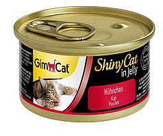 GimCat Shiny Cat консервы для кошек 70г (курица)