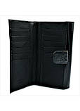 Жіночий шкіряний гаманець Weatro 1013A-B103-3 Чорний, фото 4