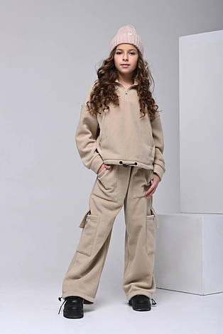 Костюм для дівчинки фліс 2422 | на ріст 140-170р., фото 1