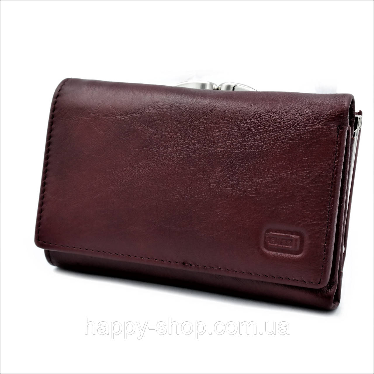 Жіночий шкіряний гаманець Weatro 13 х 8,5 х 3,5 см Бордовий H148-PY-1