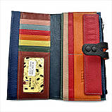 Жіночий шкіряний гаманець Weatro 19,5 х 10 х 2 см Чорний 3H09-K911-2, фото 5