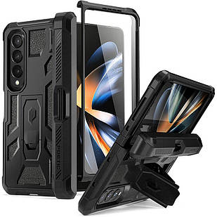 Захисний чохол 360° Poetic Spartan Matte Black для Samsung Galaxy Fold 4