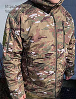 Военная тактическая куртка бушлат  камуфляж, мультикам Attack XL