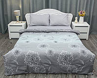 Постільна білизна полуторна ЮТЕРРА EG-1020, полуторний комплект, сірий, з кульбабою