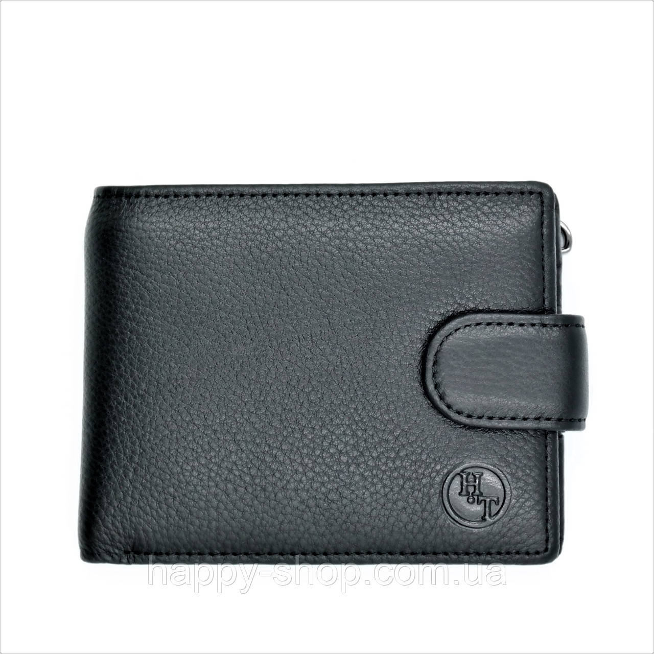 Чоловічий шкіряний гаманець Weatro 12 х 9 х 2,5 см Чорний wtro-nw-163-ND16A-04