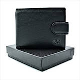 Чоловічий шкіряний гаманець Weatro 12 х 9 х 2,5 см Чорний wtro-nw-163-ND16A-04, фото 3