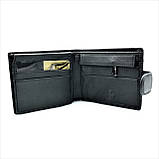 Чоловічий шкіряний гаманець Weatro 12 х 9 х 2,5 см Чорний wtro-nw-163-ND16A-04, фото 4