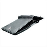 Чоловічий шкіряний гаманець Weatro 12 х 9 х 2,5 см Чорний wtro-nw-163-ND16A-04, фото 6