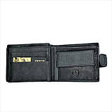 Чоловічий шкіряний гаманець Weatro 13 х 10,5 х 3,5 см Чорний wtro-nw-105-3-015, фото 5