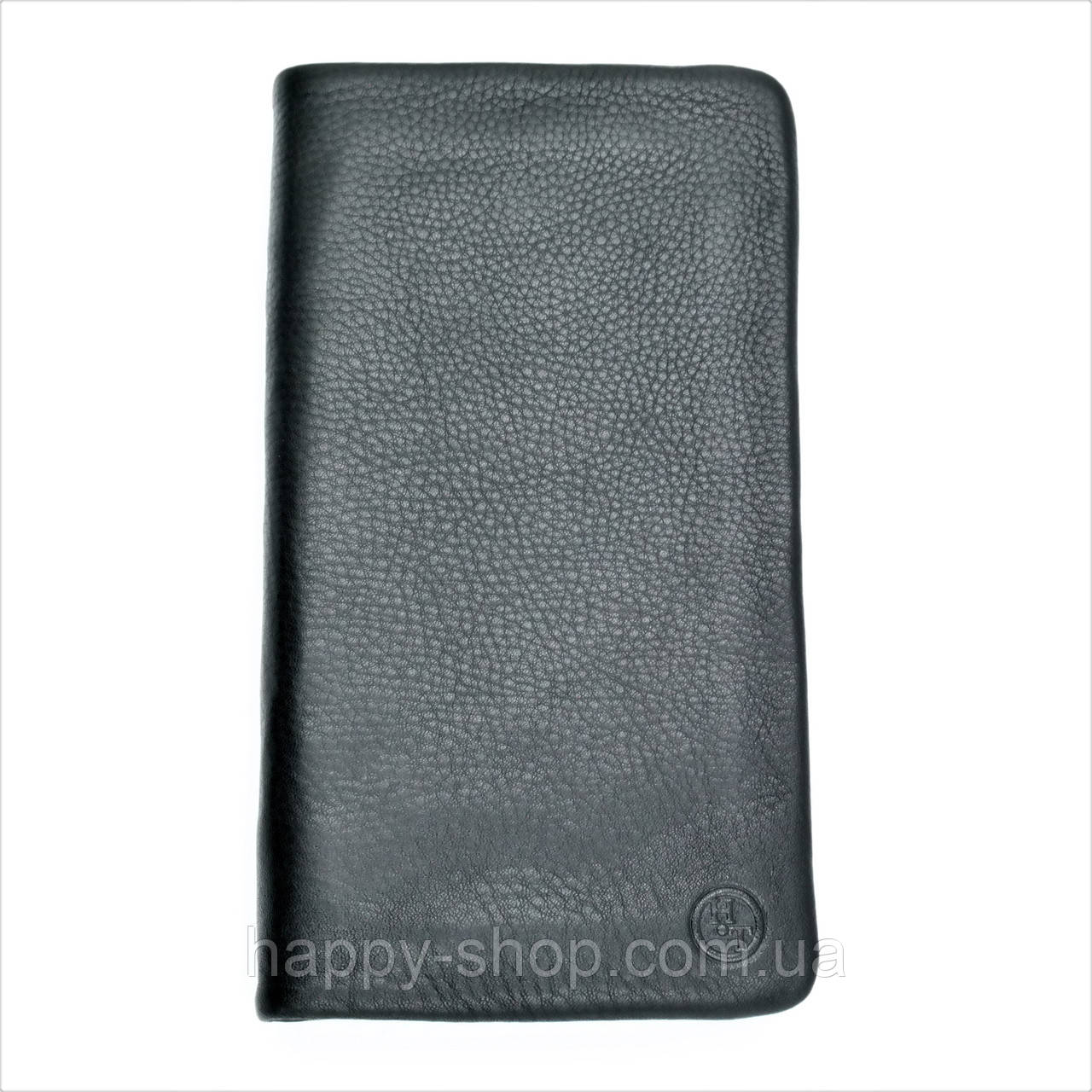 Чоловічий шкіряний клатч-гаманець Weatro 23 х 13 х 3 см Чорний wtro-nw-212G-017