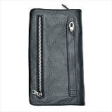 Чоловічий шкіряний клатч-гаманець Weatro 23 х 13 х 3 см Чорний wtro-nw-212G-017, фото 2