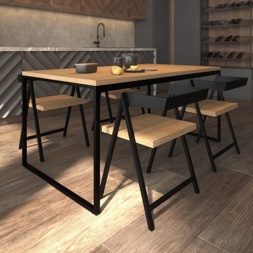 Стол и стулья LOFT 1600х800 мм (ID#2075034631), цена: 25000 ₴, купить ...
