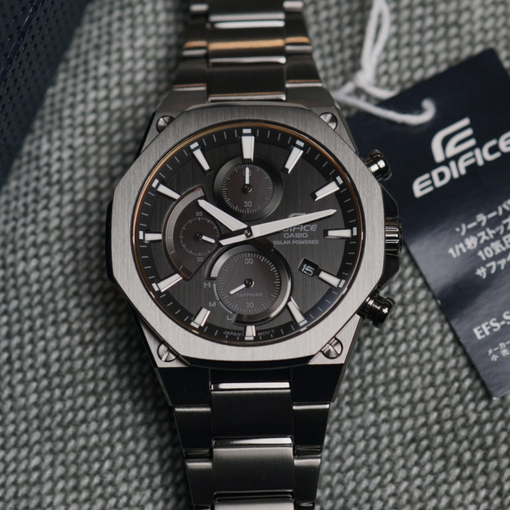Годинник Casio Edifice EFS-S570YDC-1AJF Slim Line Touch Solar Sapphire