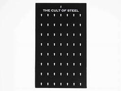 Стенд для Амулетів "THE CULT OF STEEL" на 56 штук / Стенд для Амулетів "THE CULT OF STEEL" на 56 штук 50x30 см