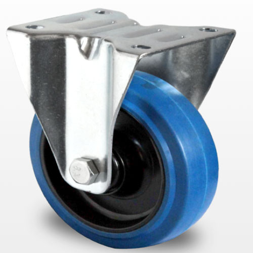 Необертальне колесо діаметром 100 мм з еластичної гуми