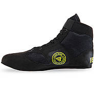 Боксерки замшеві FISTRAGE VL-8483 (44 чорно-салатовий), фото 2