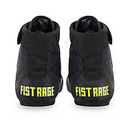 Боксерки замшеві FISTRAGE VL-8483 (44 чорно-салатовий), фото 3