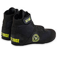 Боксерки замшеві FISTRAGE VL-8483 (44 чорно-салатовий), фото 4