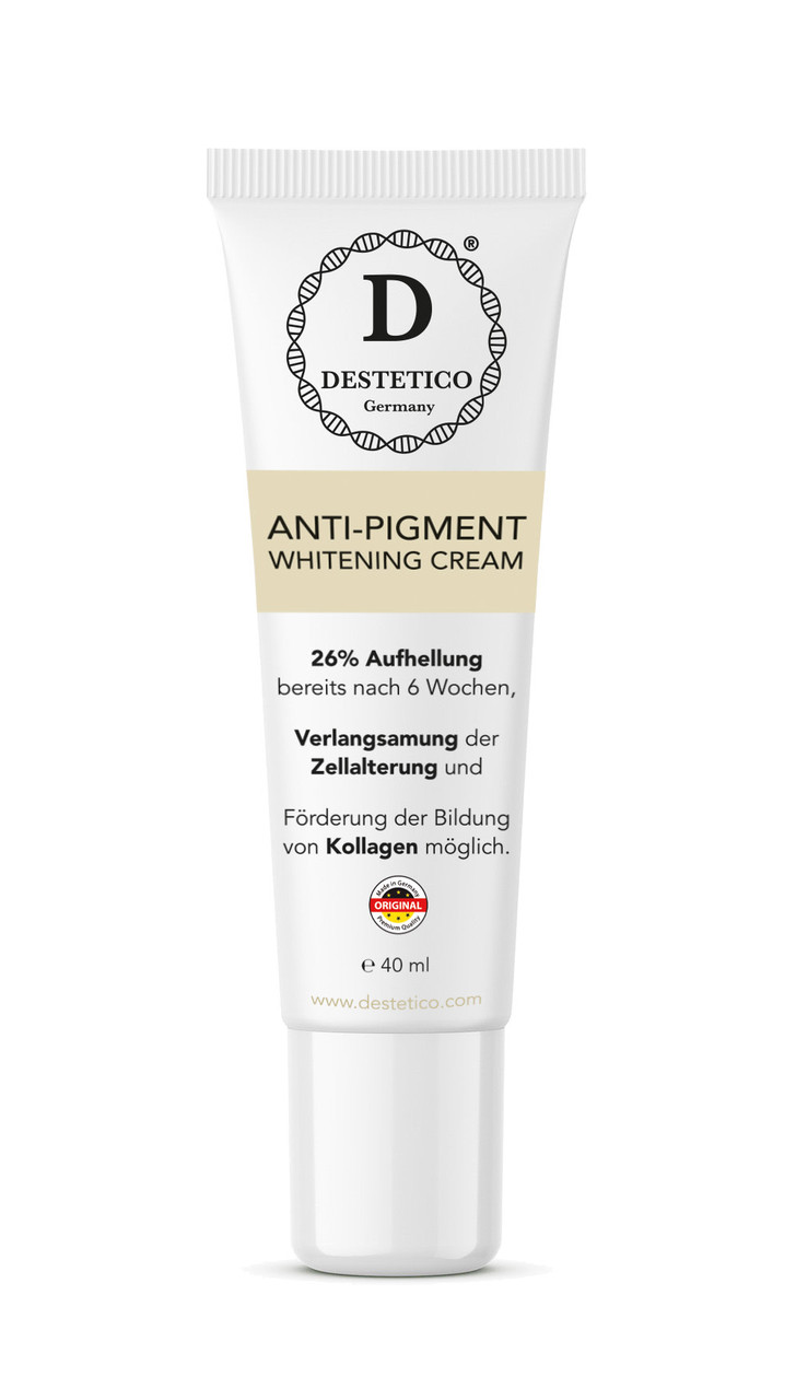 Антипигментный отбеливающий крем Destetico Anti-Pigment Whitening Cream 40 мл - фото 1 - id-p2075079979