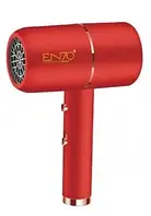 Фен дорожный с концентратором для сушки волос на 6000 Вт Enzo EN-6080 Красный Фен с ионизацией