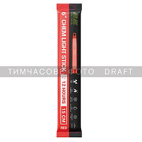 2E Tactical Хімічне джерело світла GS6, 15см, 12 годин, червоний