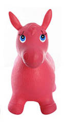 Стрибуни-конячки  ПВХ, 1350 гр, 6 кольорів, в кульку Рожевий