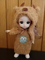 Кукла BJD шарнирная 16 см ANIMAL DOLL бычок мод. 10